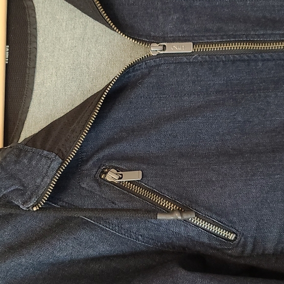 Mavi Indigo Move Women's Denim Hodded Mid-Long Parka Jacket ( Sz S/M) - Picture 2 of 11